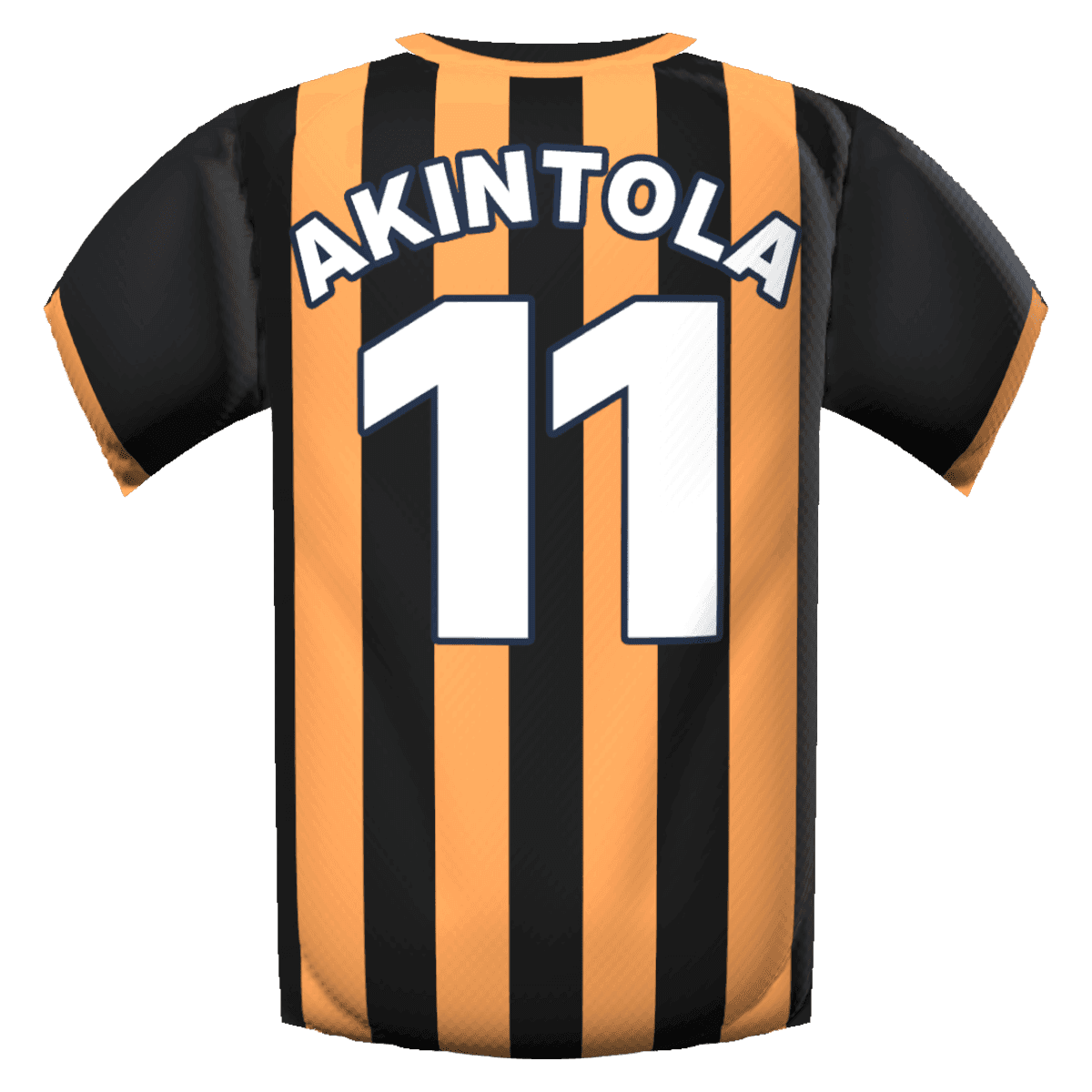 David Akintola's shirt