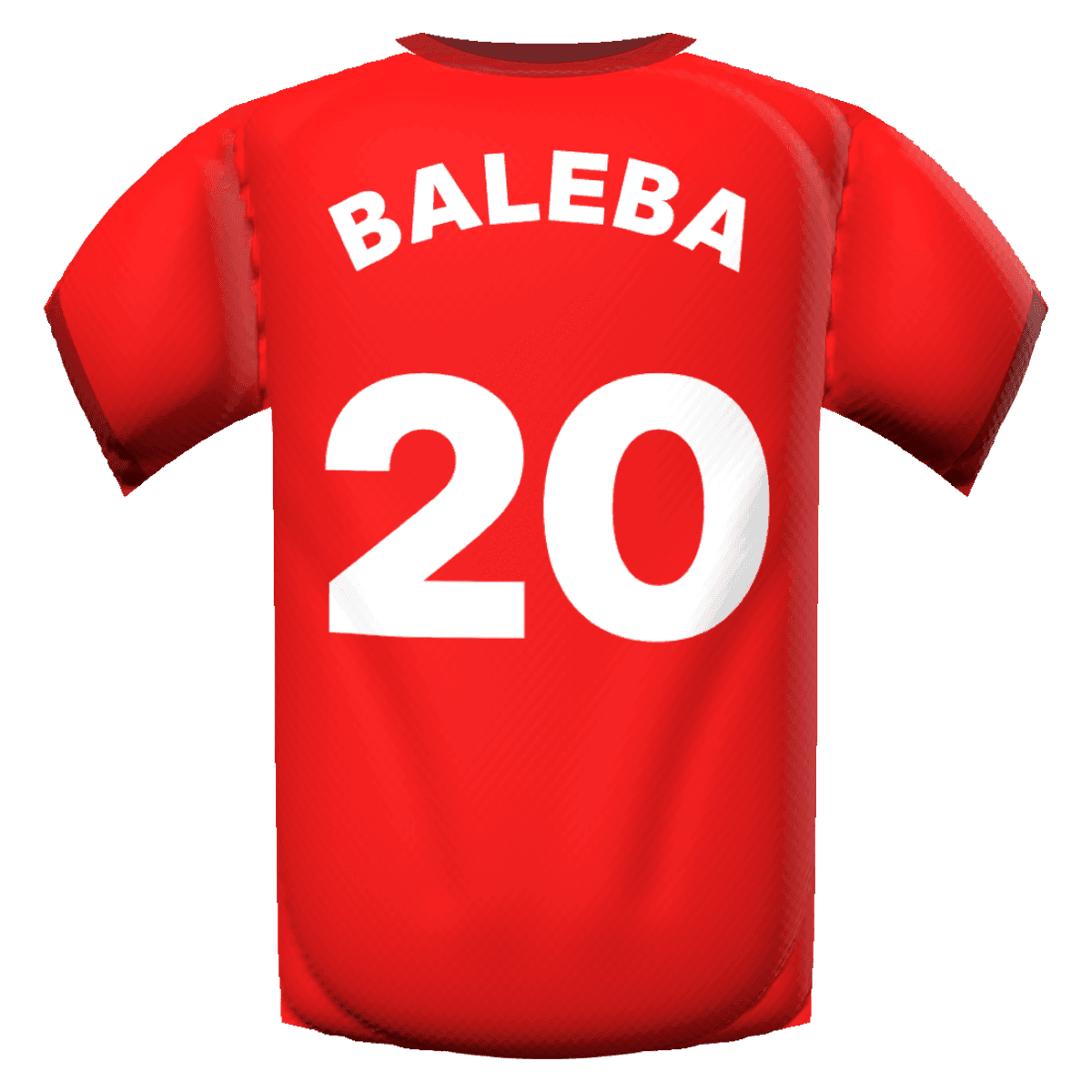 Carlos Baleba's shirt