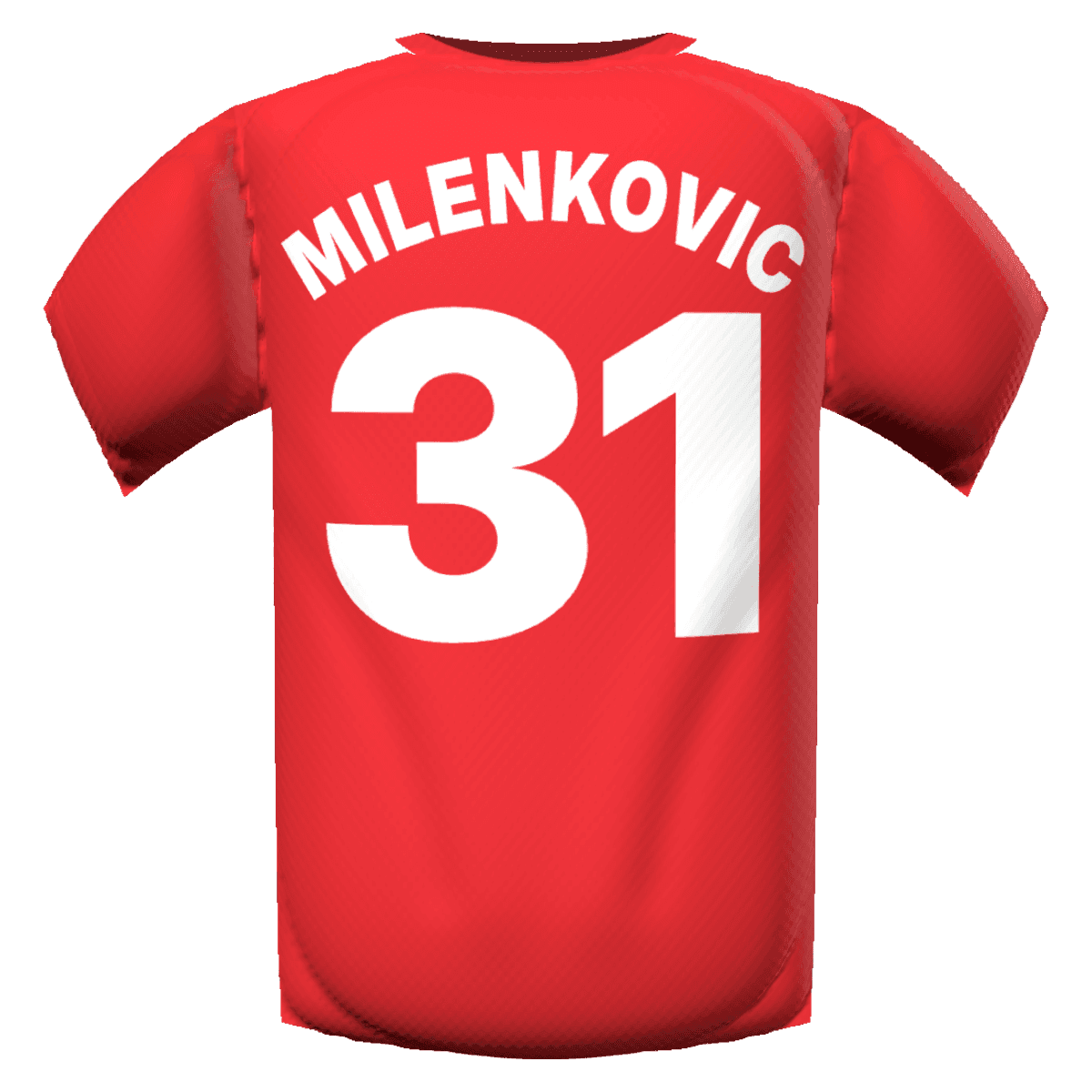 Nikola Milenkovic's shirt