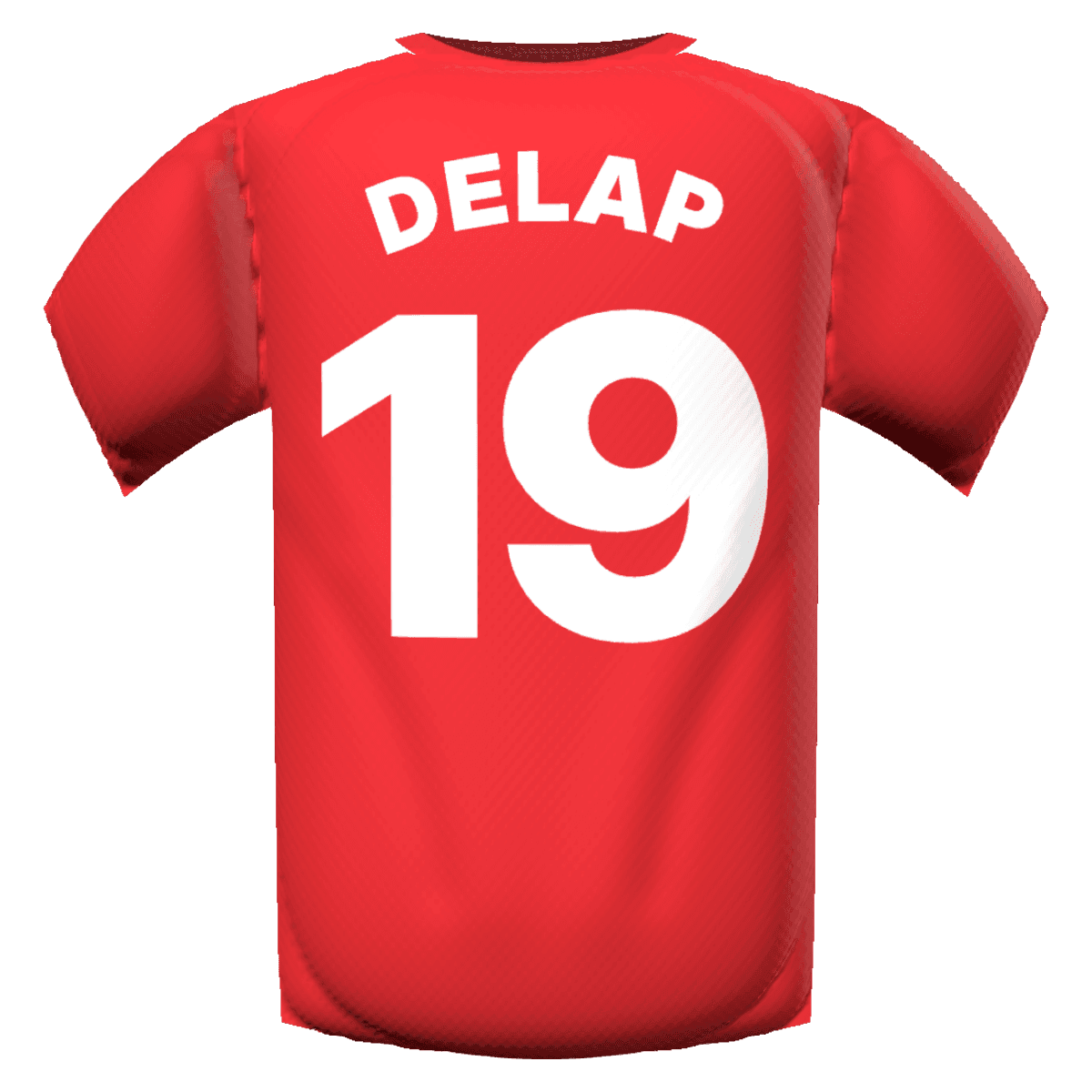 Liam Delap's shirt